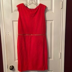 Kardashian Kollection Red Sleeveless Sheath Mini Dress